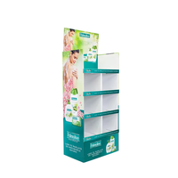 Pos supermarché boisson bouteille affichage étagère de sol bière promotion carton étagères merchandising présentoir