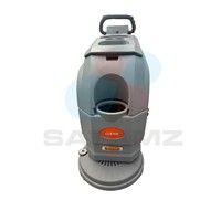 Nettoyeur de sols industriel compact de 520 mm de largeur avec essorage électrique silencieux pour les parkings, les hôpitaux, les usines, les entrepôts