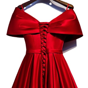 S7460F Hot -selling New High -end Texture Light Luxury Long Women Dresses Long Evening Elegant Party Dress - Product Image 5