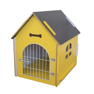 סיטונאי קל להרכיב עץ כלב בית קטן בעלי החיים בית Deluxe חיות מחמד כלב מלונה מקלט - Product Image 4