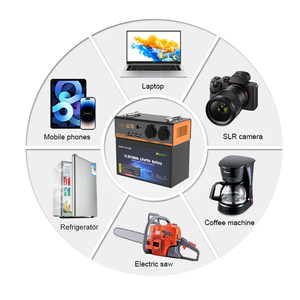 Generador de Emergencia Portátil LFP12100, Fuente de Alimentación de Litio 12V 100Ah 12Ah 150Ah 170Ah 200Ah 280Ah, Salida de CA 1000W, Alta Potencia Integrada - Product Image 4