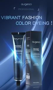 100ml crema colorante para el cabello Augeas, tinte profesional para salón - Product Image 6
