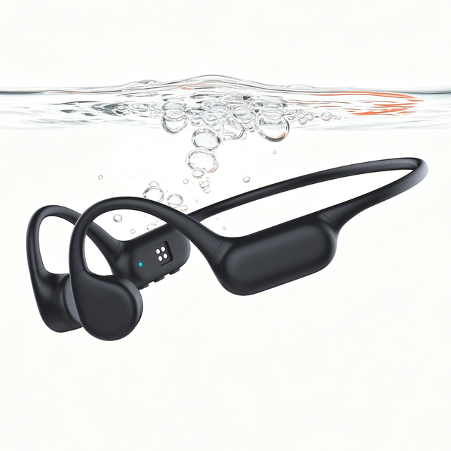 Popular Products IPX8 Waterproof Swimming Bone Conduction Headphones Open Ear Headset Sports Earbuds BT6.0 Wireless Earphones