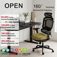Chaise de bureau ergonomique en maille avec dossier réglable en hauteur, grand confort, inclinaison 3D, accoudoirs et soutien lombaire pour espace de travail professionnel