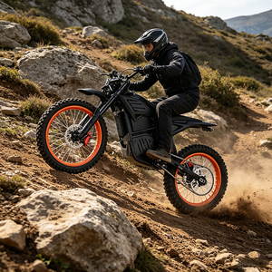 <span class=keywords><strong>Moto</strong></span> électrique tout-terrain de qualité supérieure 72V25Ah à longue autonomie pour les excursions professionnelles et les balades tout-terrain - Product Image 3