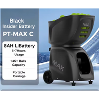 Lanceur de balles de padel intelligent PuSuN Pt-MAX C Pro, 150 balles, programmation intelligente, application/télécommande, entraînement de balles