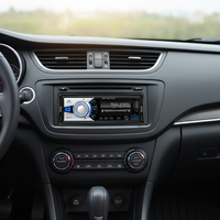 Reproductor MP3 para Auto 7388 de Alta Potencia, 4 Canales RCA, RGB, Retroiluminación de 7 Colores, Doble USB, Pantalla LCD, Estéreo para Auto