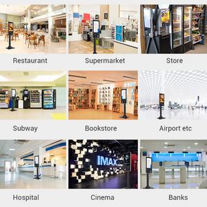 Kiosque de commande numérique tactile de 23,8 pouces et 24 pouces, Totem publicitaire numérique, Kiosque de billetterie - Product Image 5