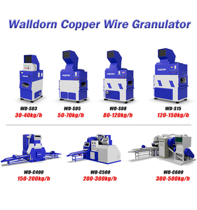 Walldorn dây đồng granulator Máy lãng phí dây nghiền và tách máy nhỏ Cáp granulator - Product Image 4