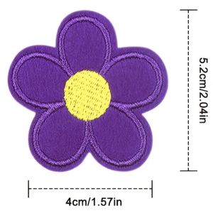 Daisy Flower Chenille <b>Patches</b> Fashion Accessories Appliques <b>Sew</b> <b>on</b> <b>Patches</b> Custom Logo Iron <b>on</b> Embroidery Chenille <b>Patches</b> - Product Image 3