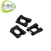 DSH QC889 U-shaped Shaft Retaining Ring & Clip Anti-loosening 65MN Strength Grade Plain/Black Finish Sizes M5-M16A