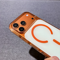Coque de téléphone couleur bonbon pour iPhone 18 17 16 Pro Max avec anneau magnétique intégré, boutons latéraux antidérapants, protection quotidienne contre les chutes