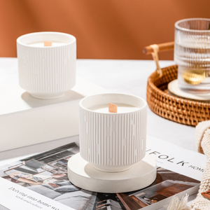 <span class=keywords><strong>Bougie</strong></span> en cire de soja à motif météore de luxe dans des pots en céramique avec parfum floral, fabriquée à la main, longue durée de combustion, pour Noël, Nouvel An chinois - Product Image 1