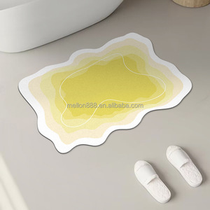 Alfombra de <span class=keywords><strong>Baño</strong></span> Suave de Cualquier Tamaño, Súper Absorbente, de Secado Rápido, Antideslizante, con Diseño de Dibujos Animados para Uso en Ducha y <span class=keywords><strong>Baño</strong></span> - Product Image 4