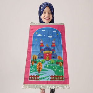 Set Tappetino da Preghiera Musulmano per Bambini, Rosario Islamico, Anello Contatore Digitale, Fotocamera, Regalo Ramadan per Eid - Product Image 4