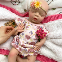 Poupée Bébé Fille Réaliste en Silicone de 18 Pouces avec Sucette, Lavable, Nouveau-né, Artisanat de Collection, Cadeaux Compagnons