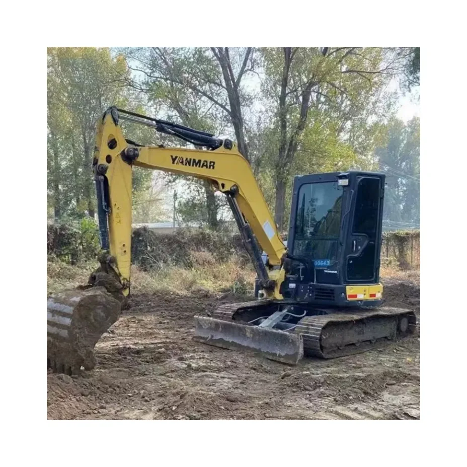 The latest 2021 Yanmar 55-6B small excavator for cheap sale in Shanghai, China small excavator market spot Free spare parts