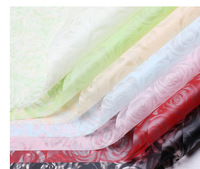 Papier d'emballage pour fleurs en forme de rose, imperméable, mat, pour la Saint-Valentin, pour les fleuristes, pour les bouquets de fleurs