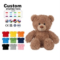 Ours en peluche personnalisé avec logo d'entreprise, vêtements et design sur mesure