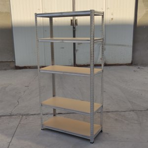 Estante apilable ajustable Estantes de productos galvanizados Estantes de almacenamiento de acero de ángulo ligero Estantes de garaje - Product Image 2