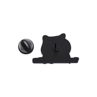 Heureux banane chat émail broche drôle dessin animé Kitty broche revers Badge mignon Animal bijoux cadeau pour enfants amis en gros