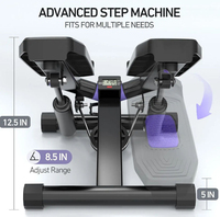 Mini stepper d'exercice YX fait maison en acier et ABS pour la rééducation et l'entraînement à domicile