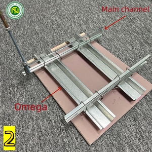 Thạch cao tấm Trần phụ kiện thép mạ kẽm vách thạch cao hồ sơ tường góc furring kênh Trần giá - Product Image 3