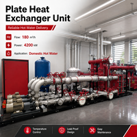 Prix d'usine OEM, unité d'échange thermique en acier au carbone industriel, 50m3/h, 300m3/h, 1000m3/h, 350KW, 2100KW, haute efficacité thermique