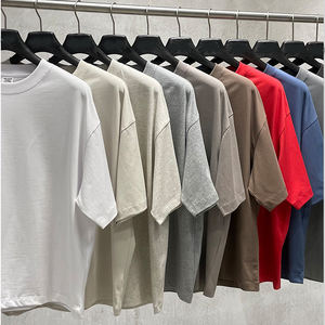 Camiseta Unisex de Algodón Estilo Streetwear, Corte Cuadrado, Hombros Caídos, Lisa, 230GSM, Alta Calidad, con Logotipo Personalizado, Talla Grande para Hombre - Product Image 3