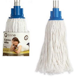 Testina per Scopa in Cotone Cisne Extra Bianca 295g Misura 11 Strumento per la Pulizia - Product Image 2