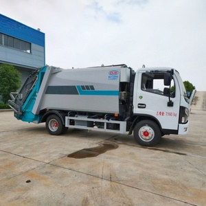 รถบรรทุกตักขยะแบบอัดแน่น Dongfeng 7cbm ขับเคลื่อน 4x2 ระบบไฮดรอลิก - Product Image 3