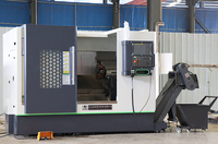 Goede kwaliteit fabrieksdirect CNC schuine beddraaibank TK56 draaicentrum GSK besturing enkele spindel middelzware hobby-machine