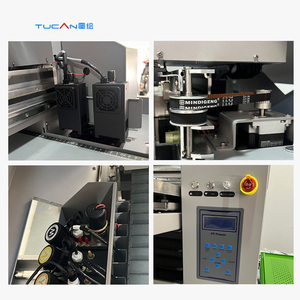 Mini impresora plana de inyección de tinta UV 4060 xp600 cabezal para bolígrafo aluminio acrílico cartón productos de aluminio medalla opcional 3 en 1 - Product Image 4