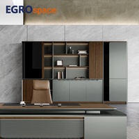 EGROspace Meuble de Rangement de Bureau en Bois de Haute Qualité, Style Moderne, avec Tiroirs pour Classement, Vente en Gros