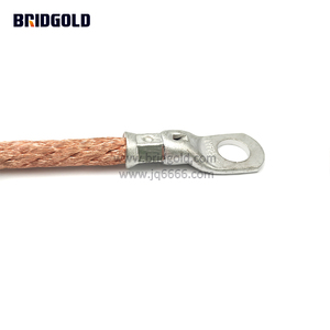 Bridgold linh hoạt bện Jumper Dây Đeo Đồng bện dây đeo trái đất tùy chỉnh dây đeo mặt đất Trung Quốc nhà sản xuất đồng bện - Product Image 3