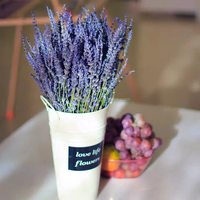 Bouquet de fleurs de lavande séchées personnalisées en gros - Décoration d'intérieur écologique et durable pour Noël, mariage, Saint-Valentin