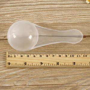 Cuchara medidora de <span class=keywords><strong>30</strong></span> cc de grado alimenticio al por mayor y al por menor 15g/30ml cuchara detergente cuchara redonda grande de plástico - Product Image 2