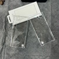 Haute Transparent Anti-Jaune Anti-Rayures Officiel Ultra-mince Clair Téléphone Cas S22Ultra S23Fe S24 Caméra Lentille Protecteur Couverture