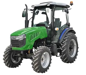 Factory 50hp 70hp 100hp 4x4 Small Tractors Mini Tractors With Front End Loader Backhoe Agriculture Fram Tractor Agricolas