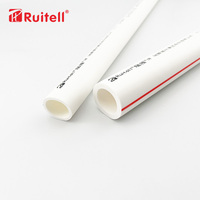 Tuyau PPR de longueur personnalisée pour l'approvisionnement en eau chaude Tuyau haute pression PN20 de l'usine OEM certifié ISO vert blanc gris couleurs