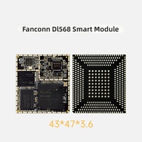 Module intelligent RK3568, carte mère embarquée en package LGA, carte de développement LPDDR4x pour Cortex A55 pour l'IA et l'informatique de pointe