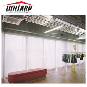 חלון תריסים בד pvc רשת טרפבולין גליל pvc רשת פוליאסטר לתריסים גלילה - Product Image 5