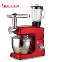 Robot culinaire électrique multifonction 5-en-1 avec bol mélangeur grande capacité 7L, 8L, 10L