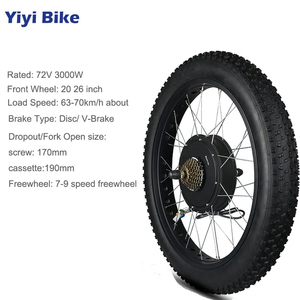 <span class=keywords><strong>Kit</strong></span> Vélo Électrique <span class=keywords><strong>Roue</strong></span> Arrière 63-70 km/h pour Fat Bike, <span class=keywords><strong>Moteur</strong></span> Électrique 3000W 72V, <span class=keywords><strong>Kit</strong></span> de Conversion Vélo Électrique <span class=keywords><strong>Moteur</strong></span> de Moyeu pour <span class=keywords><strong>VTT</strong></span> 20 26 pouces - Product Image 2