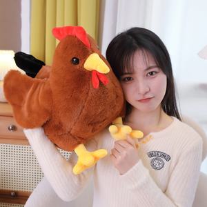 ตุ๊กตาไก่ตัวอ้วนขนปุย ของเล่นตุ๊กตาไก่ยัดไส้ขนนุ่ม ขายส่ง - Product Image 3