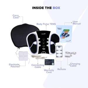 Masseur de pieds électrique EMS à intensité personnalisée avec télécommande sans fil pour soulager la douleur au pied - Modèle Companio ACU - Product Image 6