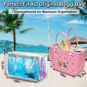 Custom <b>Beach</b> Bag Organizer with Zipper for X Large Bogg Bag <b>Accessories</b> Inserts Waterproof Rigid Insert Divider Pouch - Product Image 2