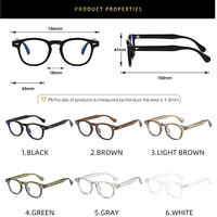 Montures de lunettes anti-lumière bleue TR90 à monture complète, style punk, avec rivets, pour hommes et femmes, logo personnalisé, collection vintage 2026