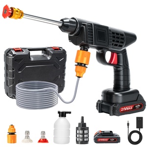 24V 36V <span class=keywords><strong>Haute</strong></span> <span class=keywords><strong>Pression</strong></span> Portable Batterie Au Lithium Pistolet D'eau pour Nettoyage <span class=keywords><strong>Sans</strong></span> <span class=keywords><strong>Fil</strong></span> - Product Image 1