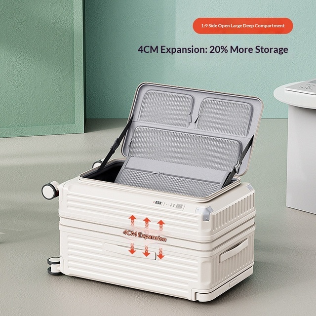 Accept Large Orders High-end ABS+PC Hard Shell Spinner Luggage Customized Student Travel Suitcases Universal Wheels Lightweight